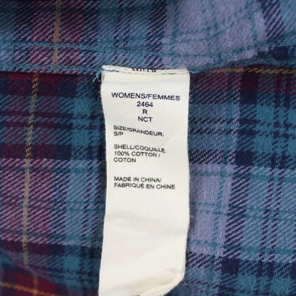 Woolrich Women’s Flannel Plaid Button Down Shirt - Picture 5 of 5
